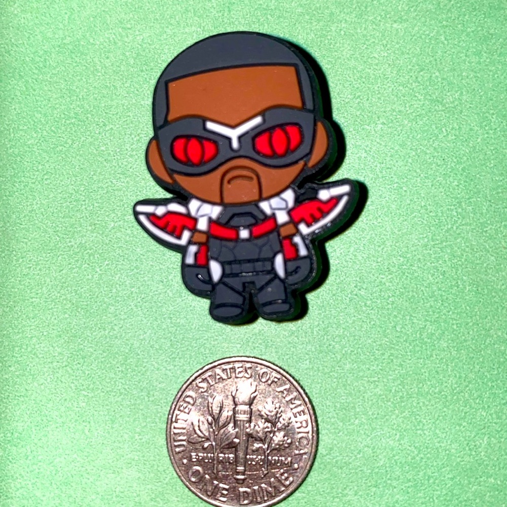 (10 for $15) Falcon Marvel Superheroes Croc Shoe Charms
